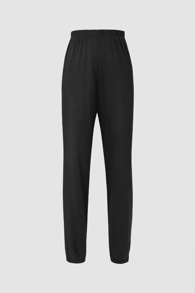 2023 Elastic Waist Sweatpants Black XS in Pants Online Store ...